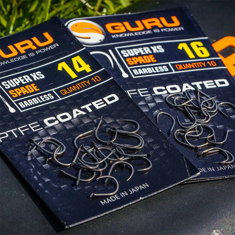 Guru Super XS Barbless Spade End Hooks